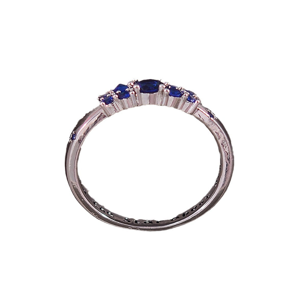 Blue Zircon Told The Star About You Sun Element Ring